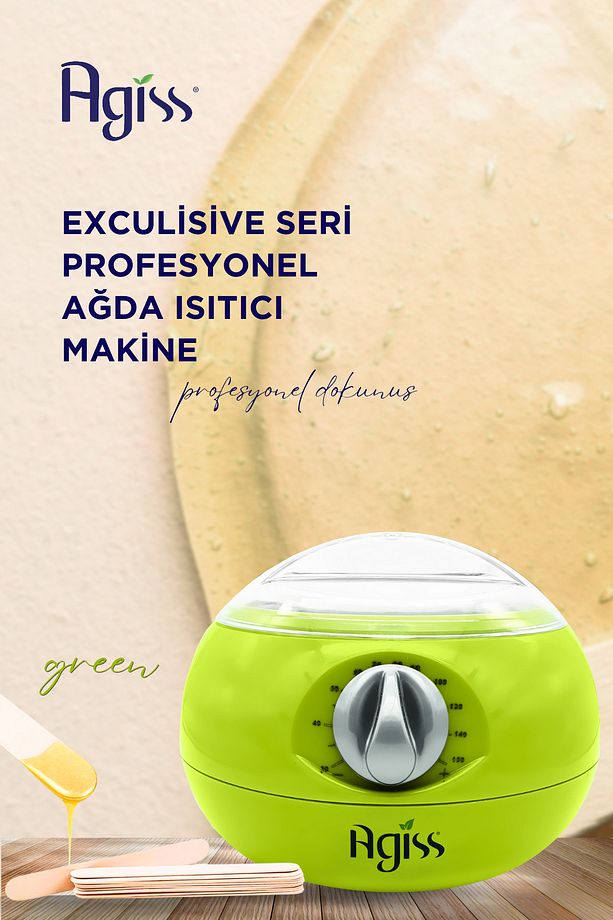 Exclusive Seri, Sir Ağda Isıtma Makinesi - Hızlı Isınma, Kolay Kullanım, Yeşil Renk - 2