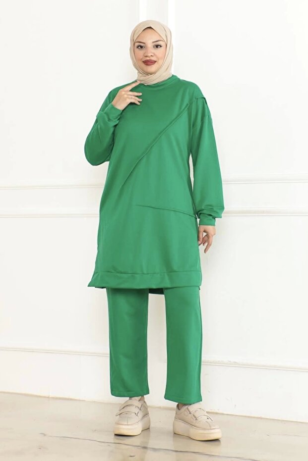 Bottom - Top Double Set - Green / T0107