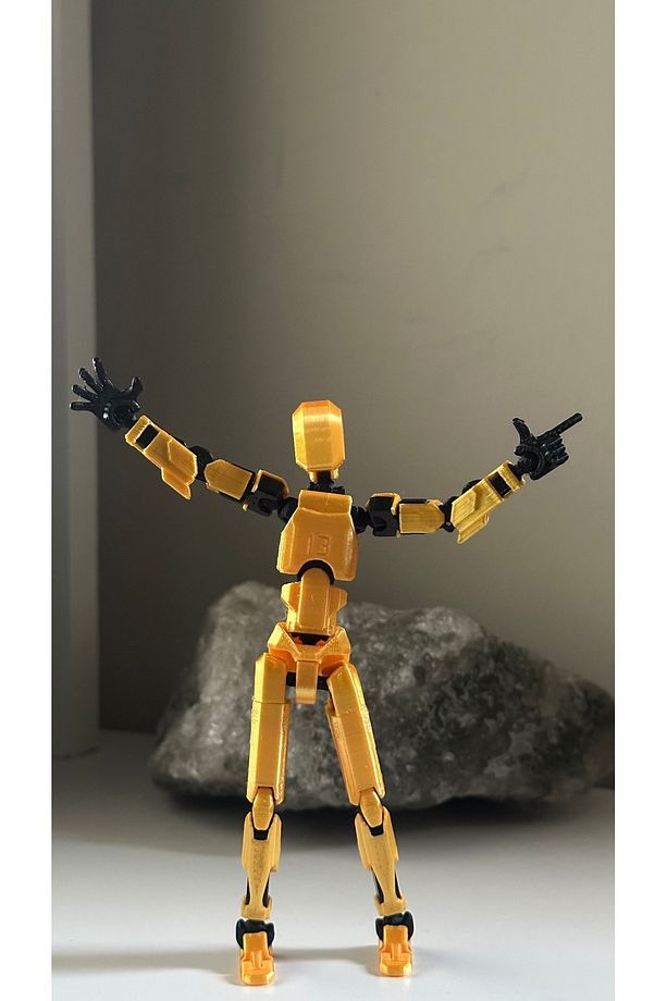 Lucky 13 Oynar Eklemli Robot Figür Oyuncak Set 6 Adet Dummy Ve 1 Adet 12'li El Seti - 2