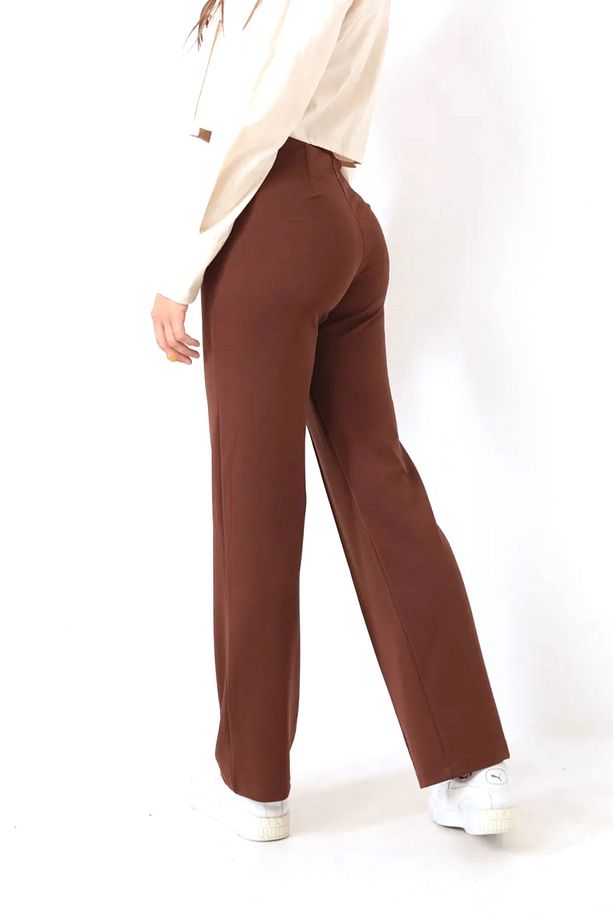 Gi&di’s Collection Gd0031 Krep Kumaş Düğmeli Pantolon - 6