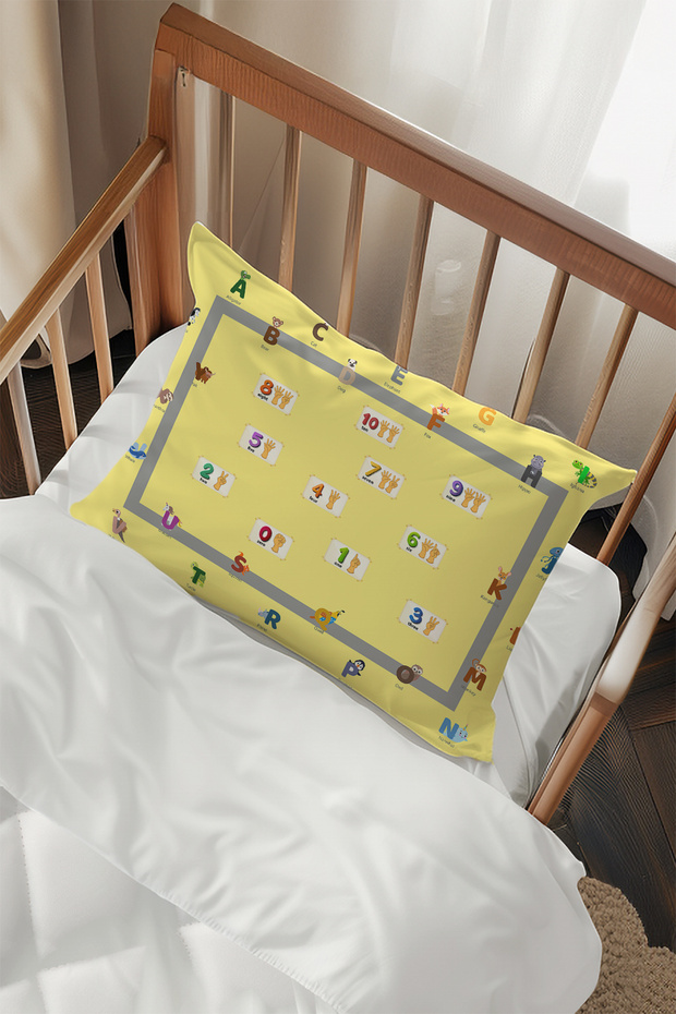 2 Pillowcases with Alphabet Pattern - Tlayk-108