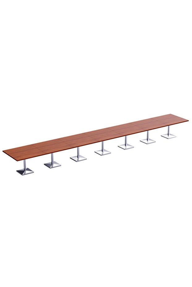 Ristoran 500PE 28-Seater Square Pantry Table Home & Kitchen Organization-Apple Cherry,840Cm