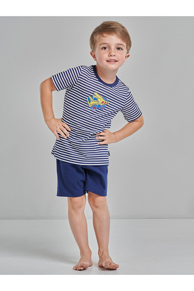 Kurzer Schlafanzug Basic Kids - 1