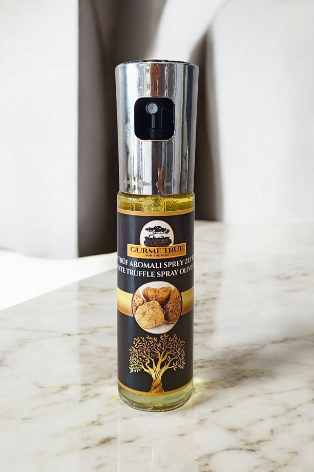 trüf yağı, Sprey, Beyaz trüf mantarı aromalı zeytin yağı, 100 ml - 4