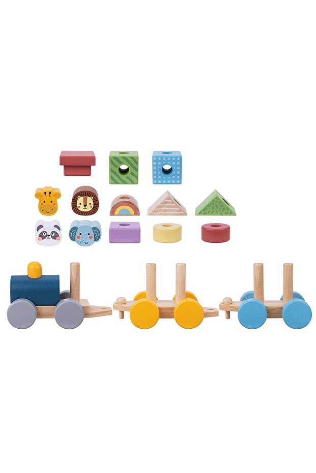 Stacking Train - Animals - 3
