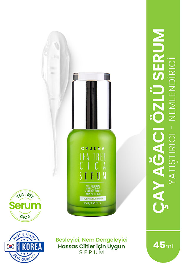 Tea Tree Cica Serum, 45 ml - Soothing facial serum with Centella Asiatica extract