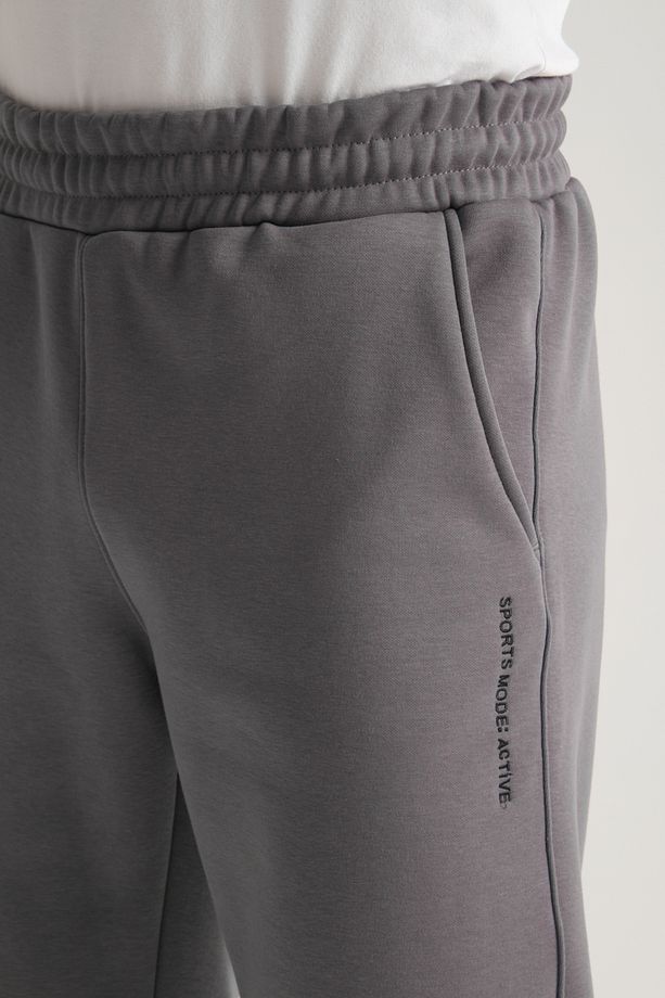 Luxe Kışlık Jogger Erkek Eşofman Alt Standar Kalıp Paça Lastikli - 7