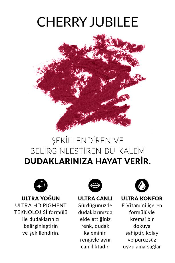 Ultra Colour Dudak Kalemi - Cherry Jubilee - 2