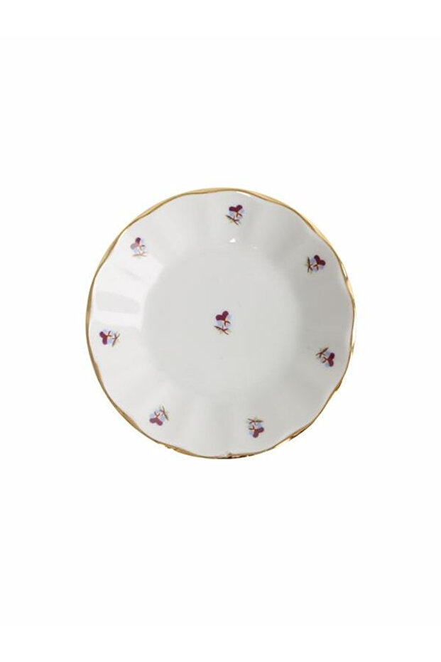 Porcelain Hercai Tea Plate Set of 6.