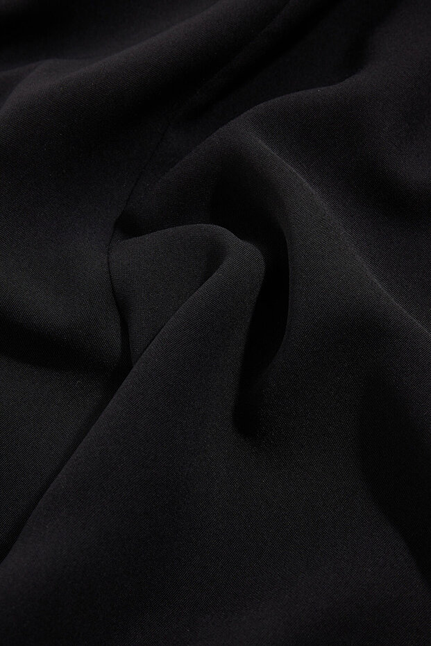 SİYAH DİK YAKA TULUM - 4