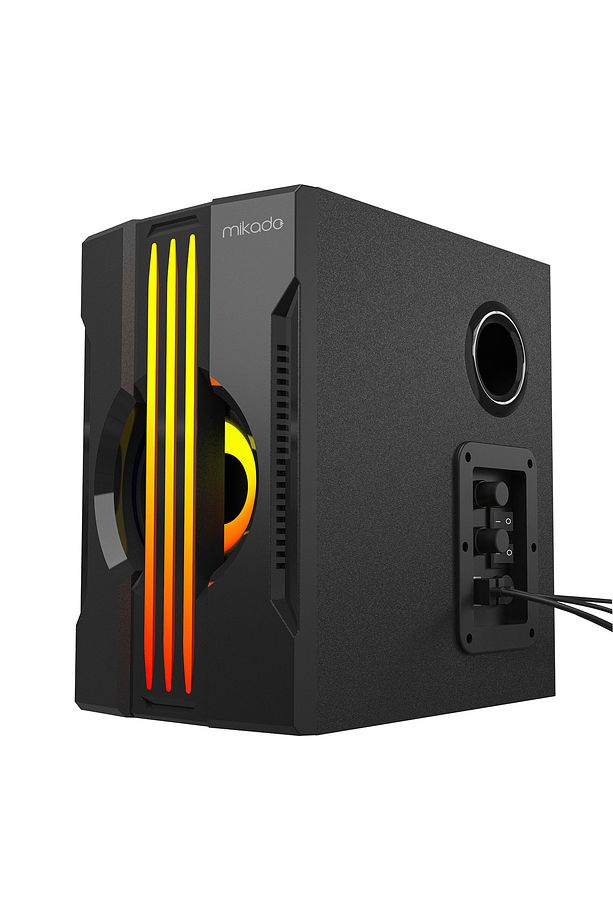 MD-254 2+1 25W(5w*2+15w) Usb+SD+Fm Bluetooth Destekli RGB Ses Sistemi - 3
