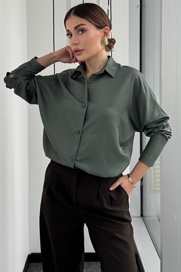 Πουκάμισο Cotton Satin Basic 5515N - 3