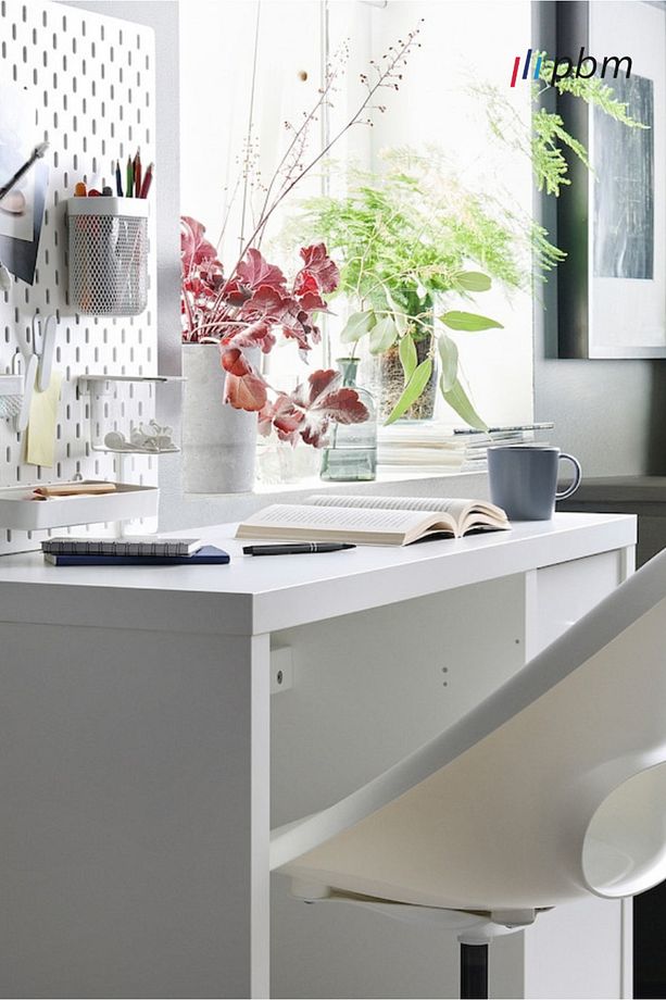 Çalışma Masası Minimalist Fonksiyonel Küçük ve İşlevli Masa - 8