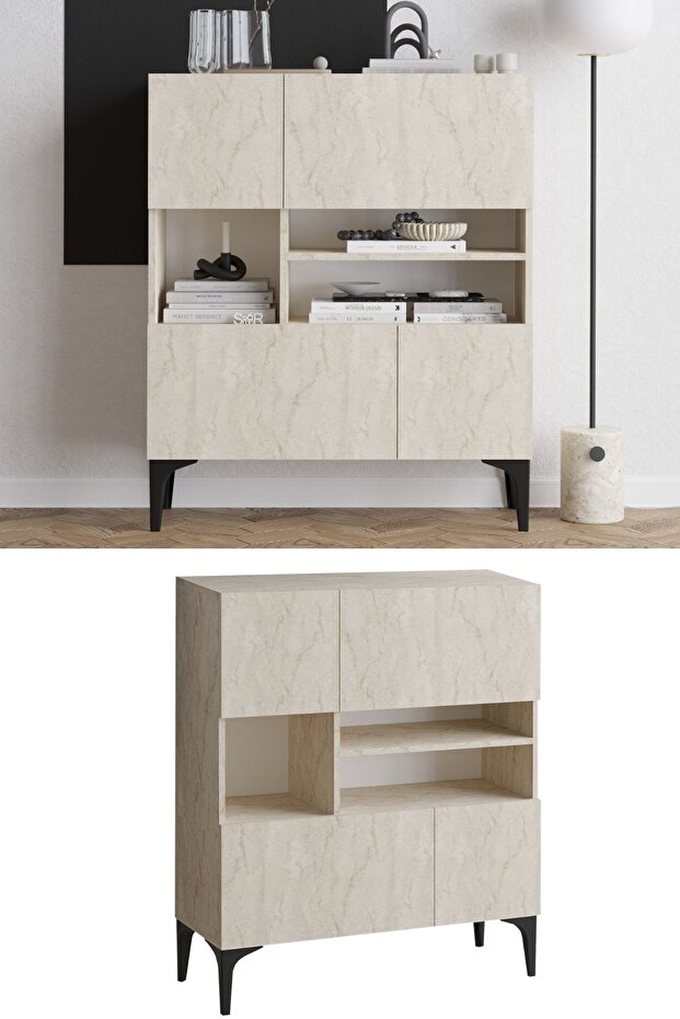 Krista Konsol Travertine - 1