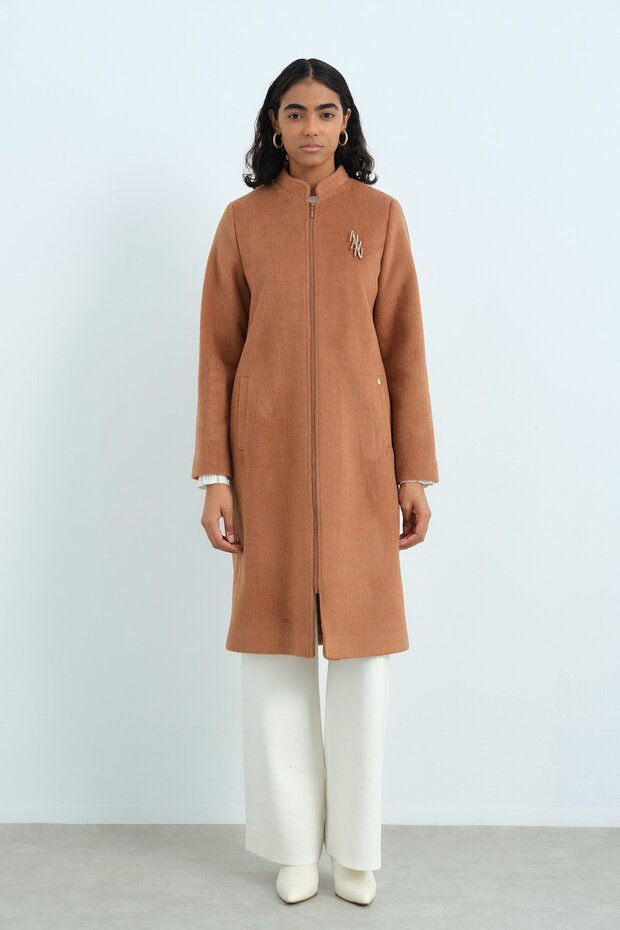 Fermuarlı Basic Kaban Taba - 1