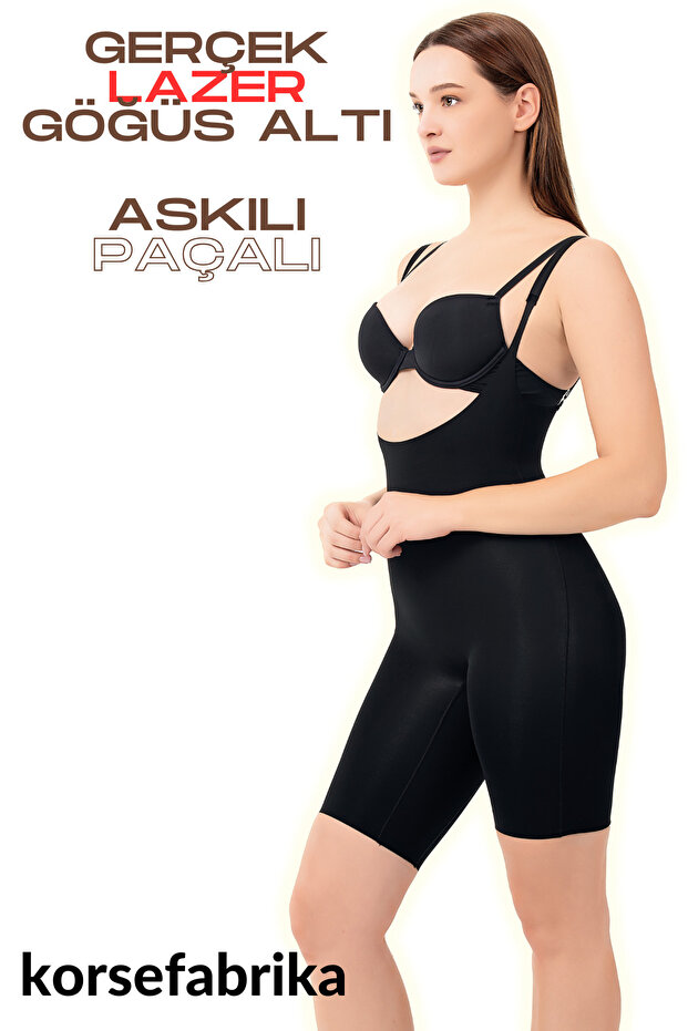 True Laser Straps Long Non-Marking Underbust Gathering Non-Slip Non-Folding Body Corset
