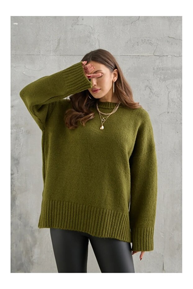 OVERSİZE BASİC TRİKO KAZAK - 2