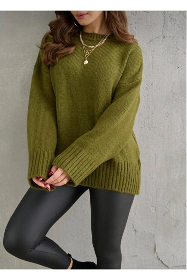 OVERSİZE BASİC TRİKO KAZAK - 3