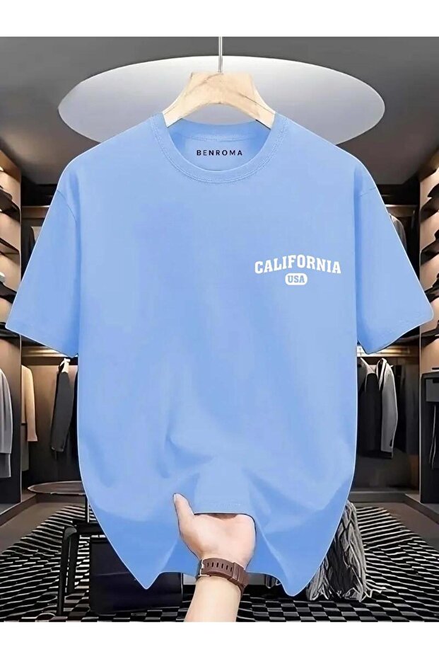 California Usa Printed Oversize T-Shirt