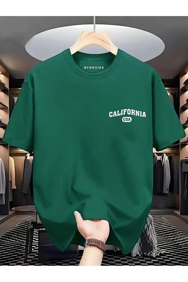 California Usa Printed Oversize Tee