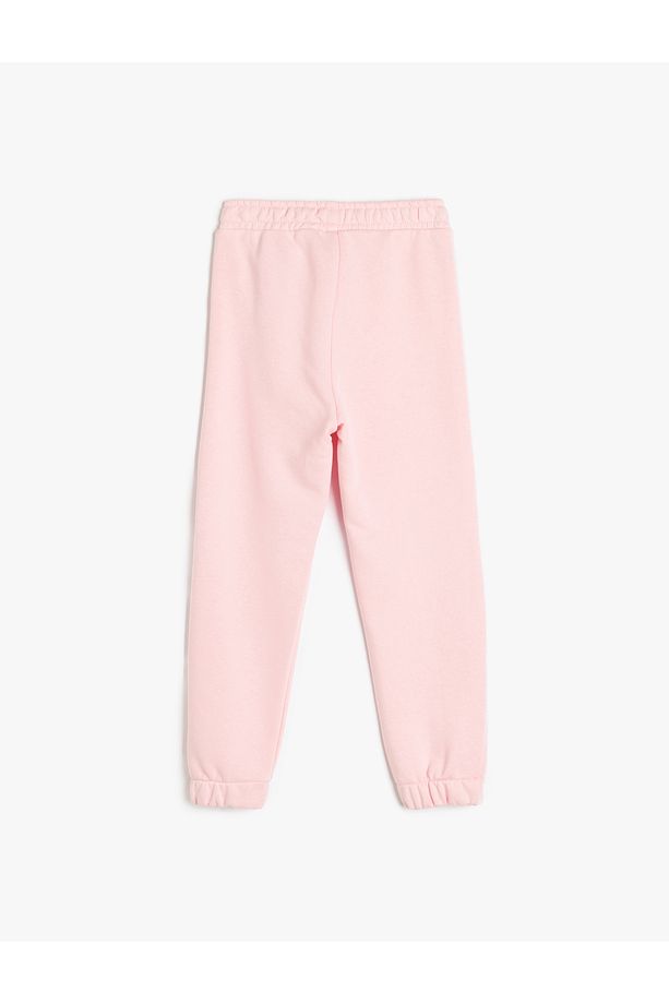 Beli Lastikli Nervürlü Basic Jogger Eşofman Altı - 2