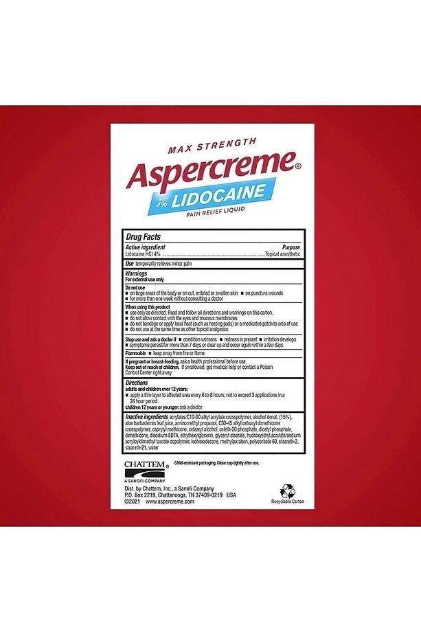 Lidocaine Roll On 73 Ml. - 2
