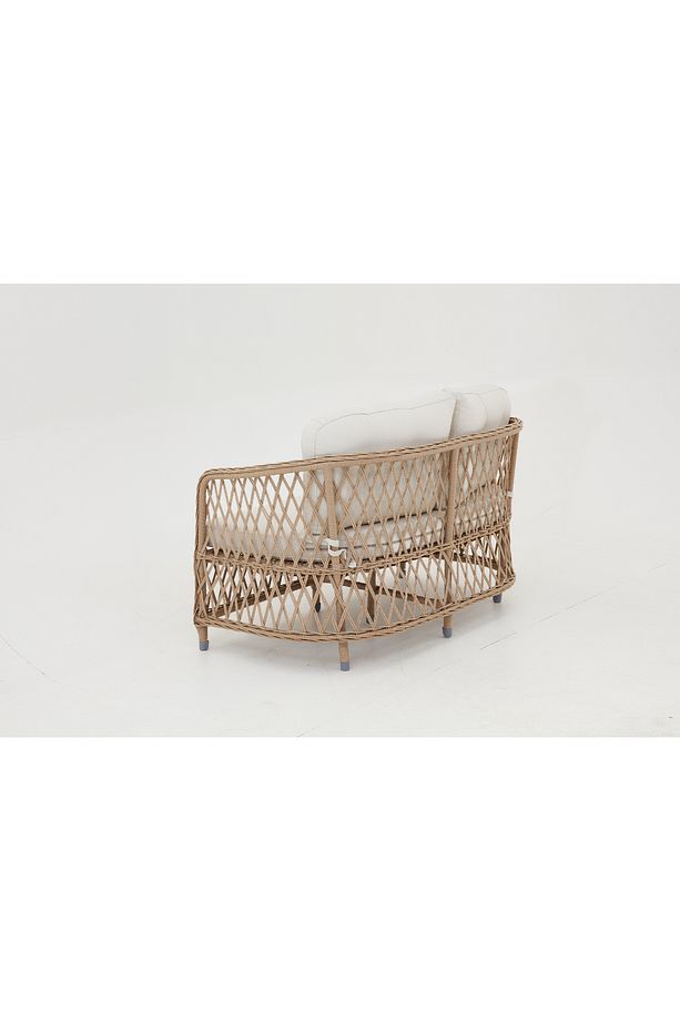 Palm Alüminyum Rattan Bahçe Balkon Oturma Grubu (2 1 1 Masa ) - 7