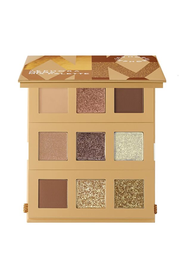 لوحة ظلال العيون Mega Mix Palette 8G - لوحة ظلال عيون طويلة الأمد غير لامعة ولامعة مع صبغات كثيفة