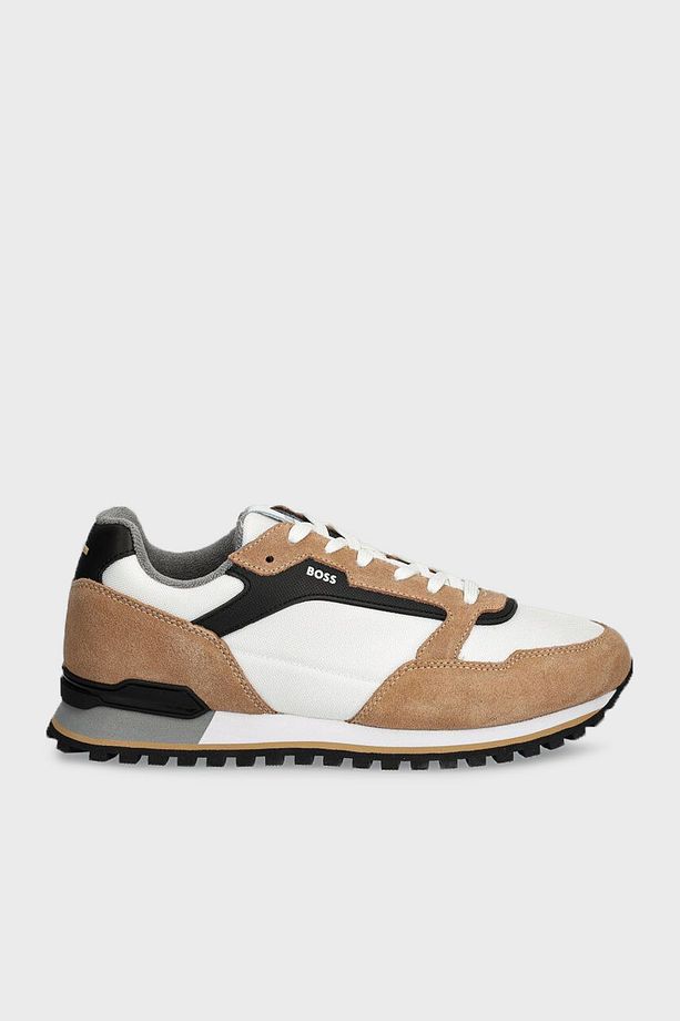 Logolu Süet Detaylı Sneaker Ayakkabı Erkek AYAKKABI 50523221 281 - 1
