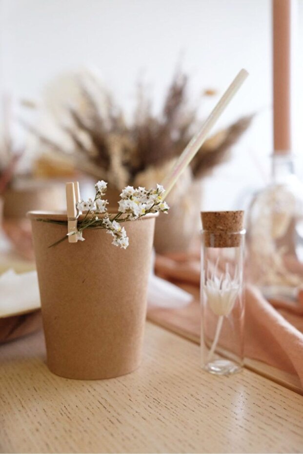 Karton Bardak 8 Oz -25 Adet - 5