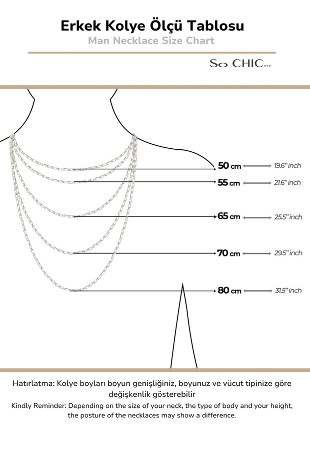 Örgü Model Çelik Erkek Kolye - 7