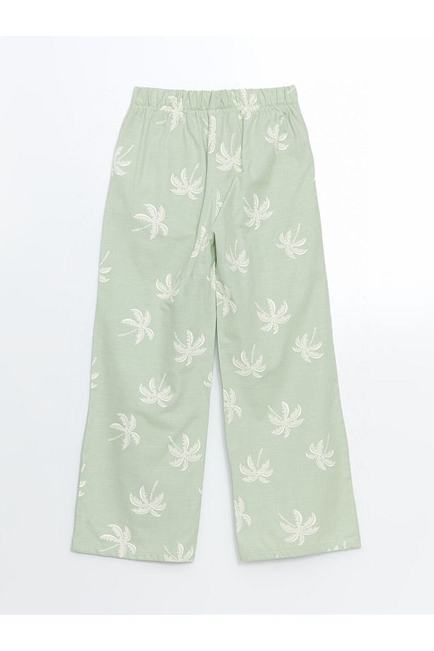 LCW Kids Kare Yaka Kız Çocuk Bluz ve Pantolon - 4