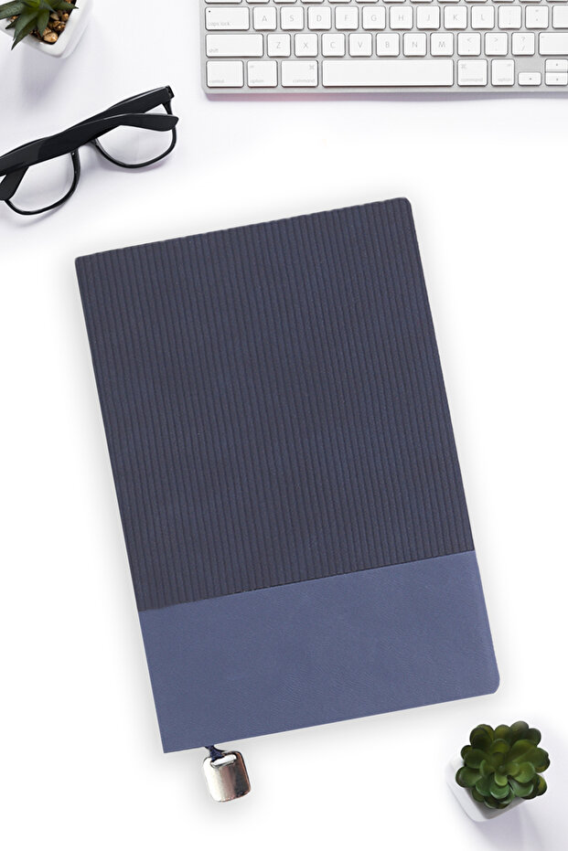 Copertă flexibilă Caiet bleumarin - 1