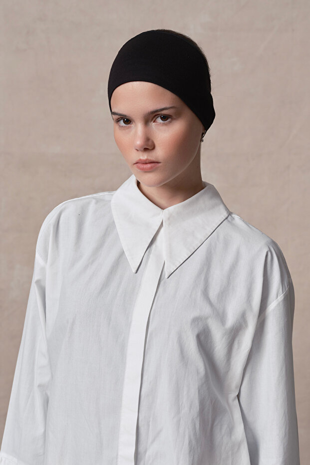 Silikonlu Bandana Bone Siyah - 2