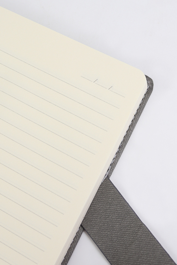 Striped Gray Magnet Notebook - 3