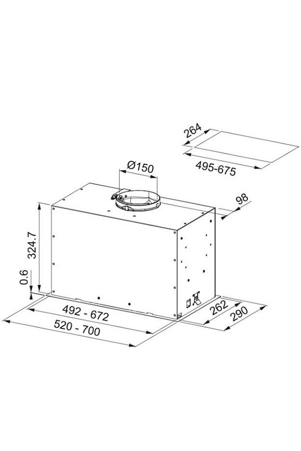 Fbfe Wh Matt A52 Beyaz Aspiratör - 2