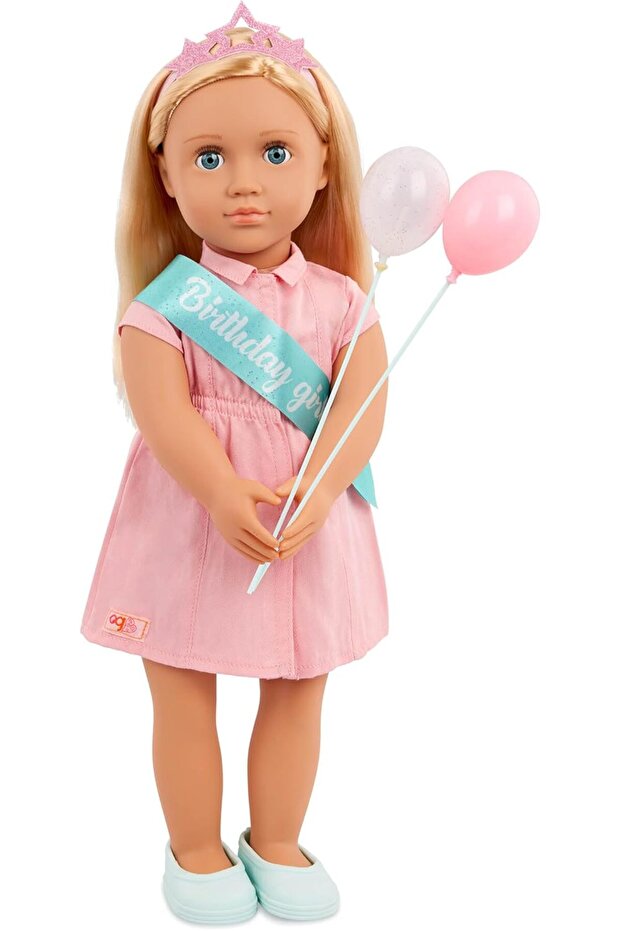 Brenna Birthday Doll With Pink Dress