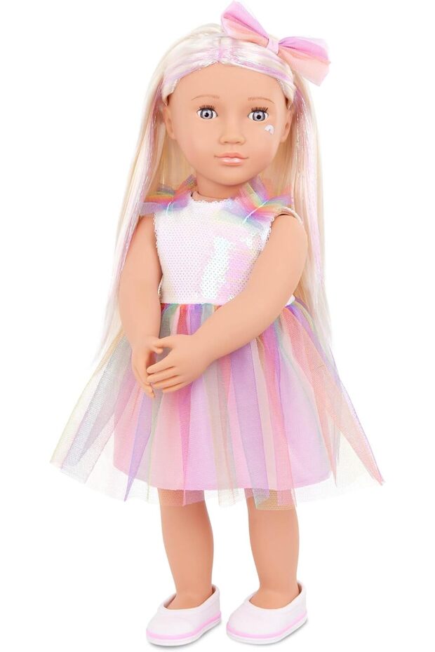 Iris Doll With Unicorn Outfit 18 Inches