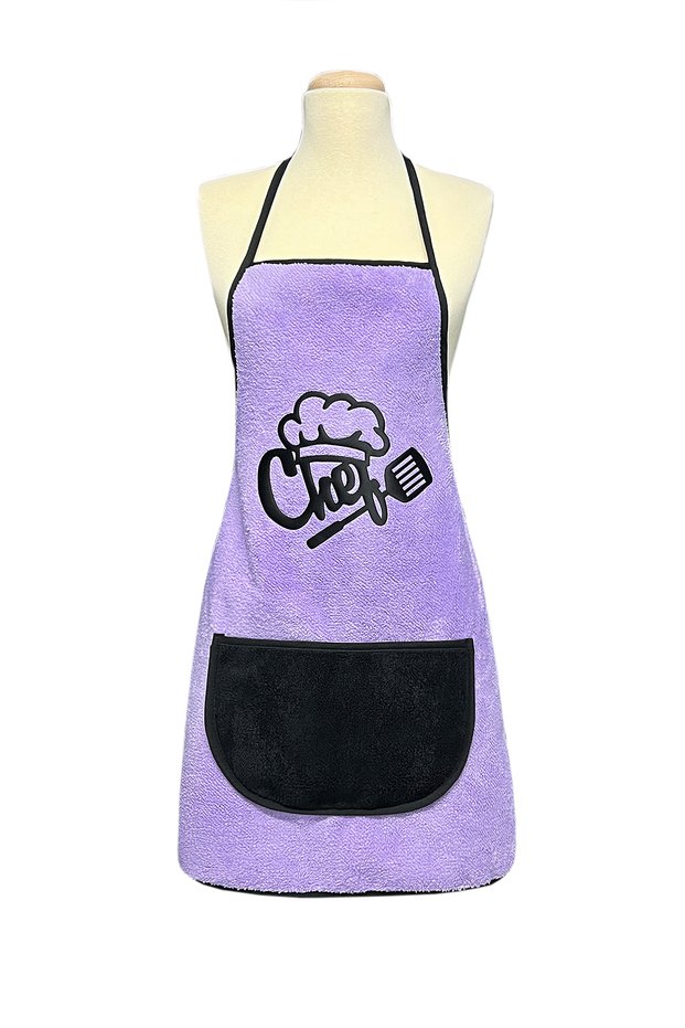 Wellsoft Liquid Proof Waterproof Kitchen Apron with Pockets