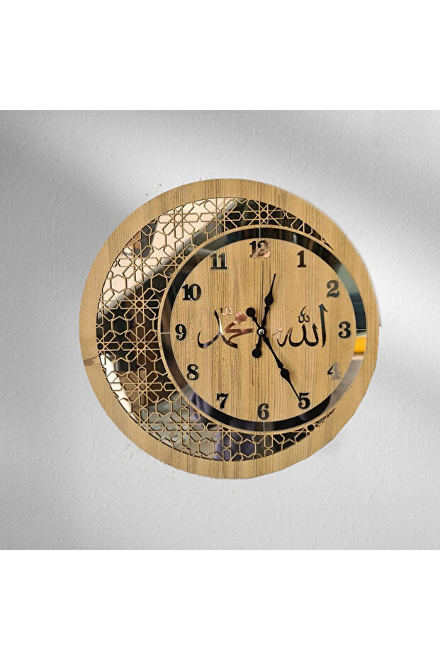 ساعة حائط خشبية - 1