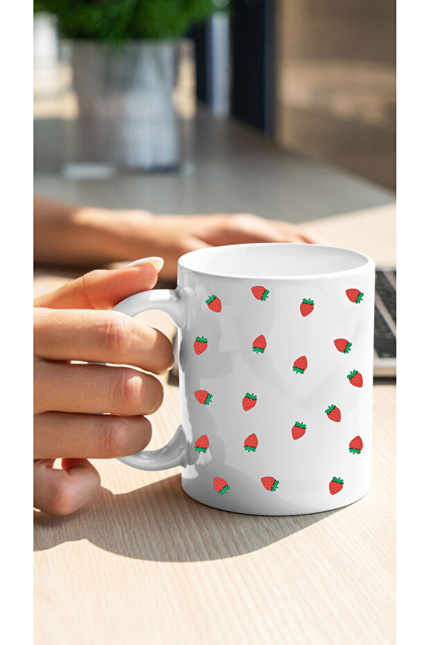 Strawberry Pattern Design Mug - 2