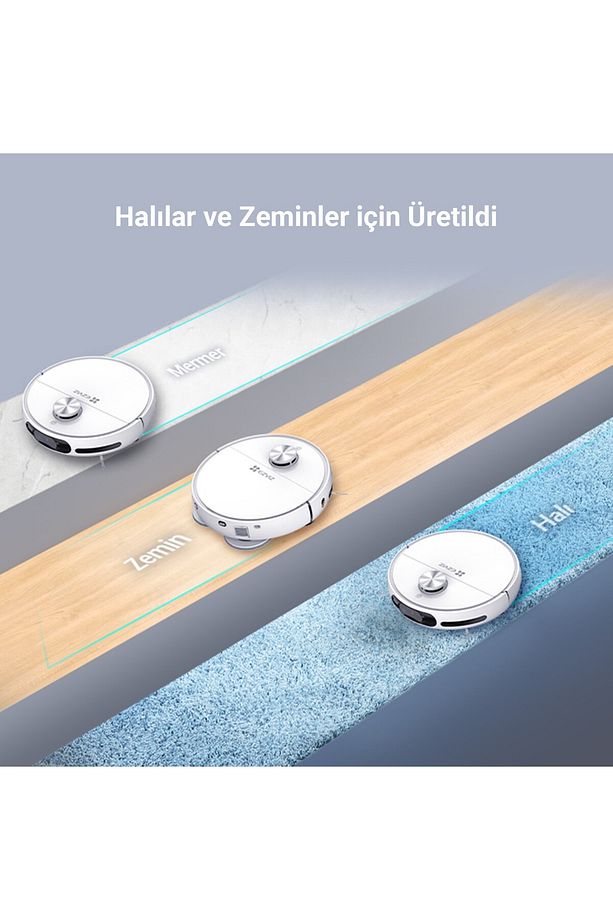 Ezvız RS20 Pro Robot Süpürge, Hepsi Bir Arada, 7200PA, Sıcak Su ile Paspas Yıkama, Sıcak Hava ile Pa - 6