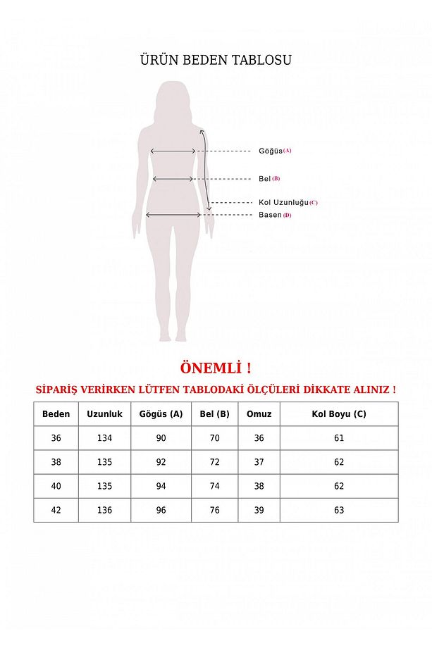 Tokalı Kemerli Kolu Tüy Detaylı Önü Çift Kat Elbise -taba - 3
