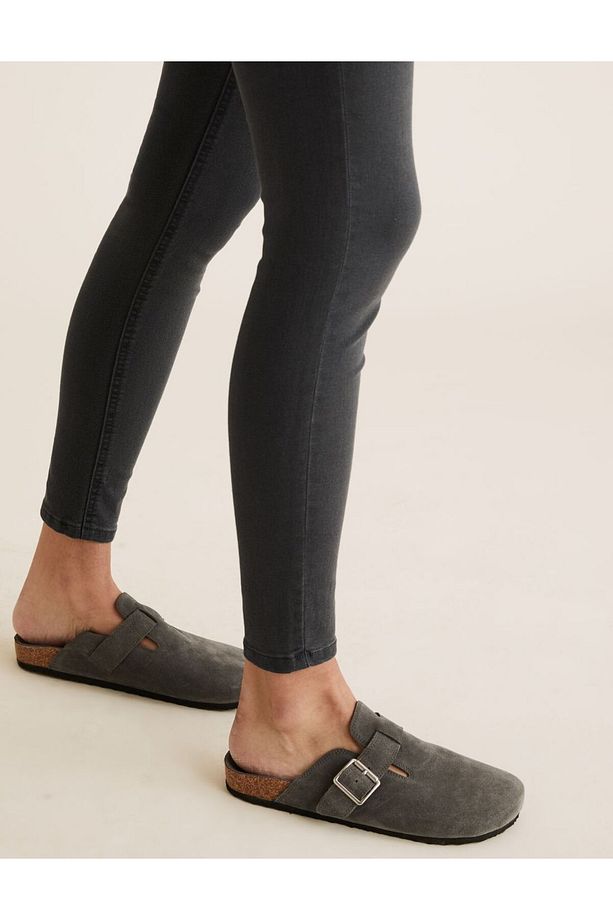 Yüksek Bel Jegging Jean Pantolon - 2