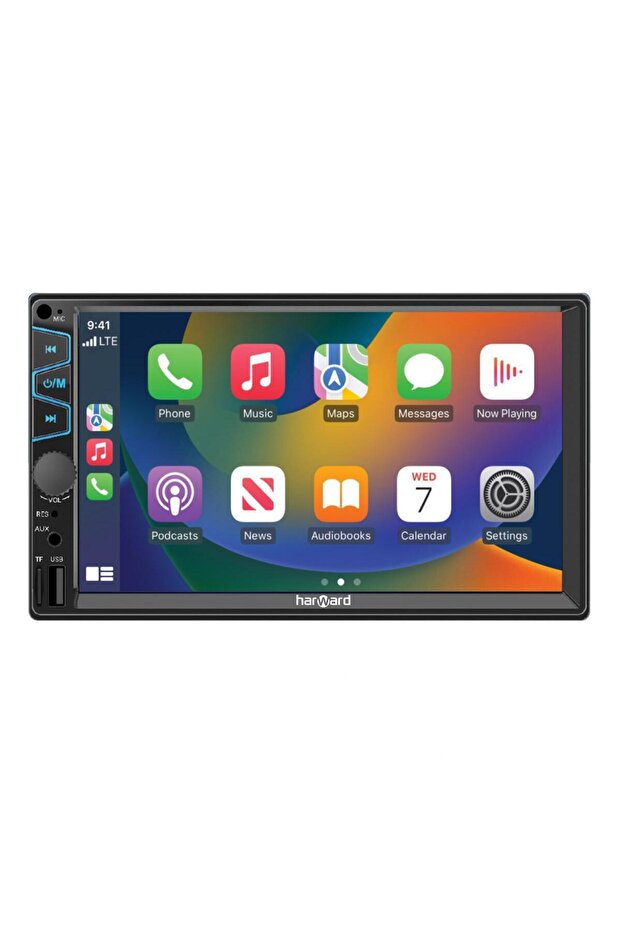 Harward Hr-g752 7''inch Double Tape with Car Play - Adjustable Thin Case, Bluetooth and SD-FM - 3