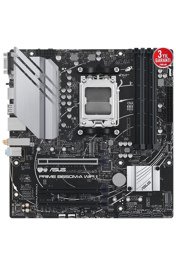 Prıme B650m-a Wıfı Iı Am5 Ddr5 6400 Dp Hdmı M2 Usb3.2 Aura Rgb 2.5gbit Lan Matx Anakart - 4