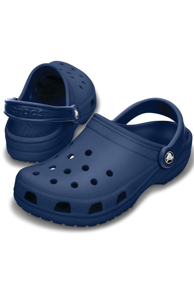 Klasyczne granatowe kapcie unisex - 2