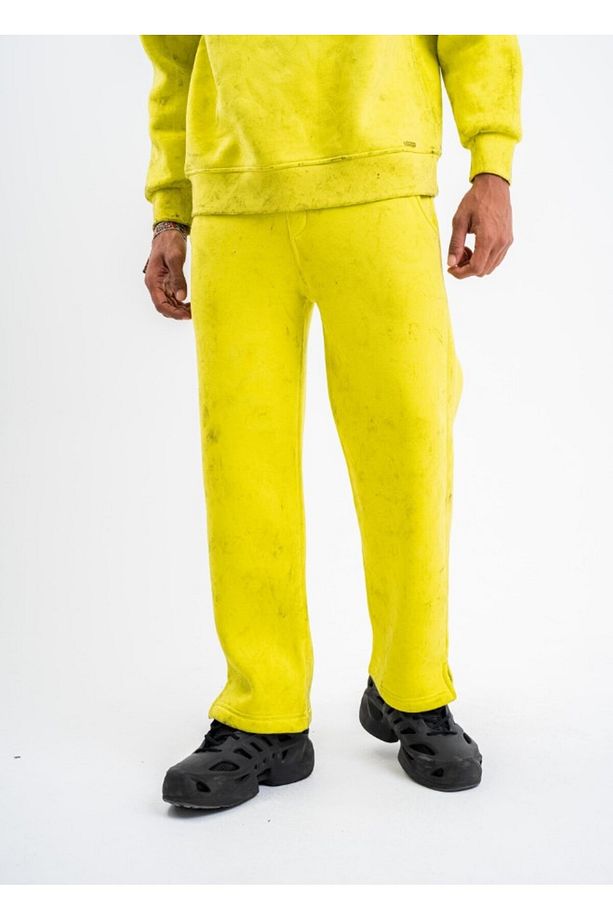 Yıkamalı Düz Baggy Eşofman PLZ - 4