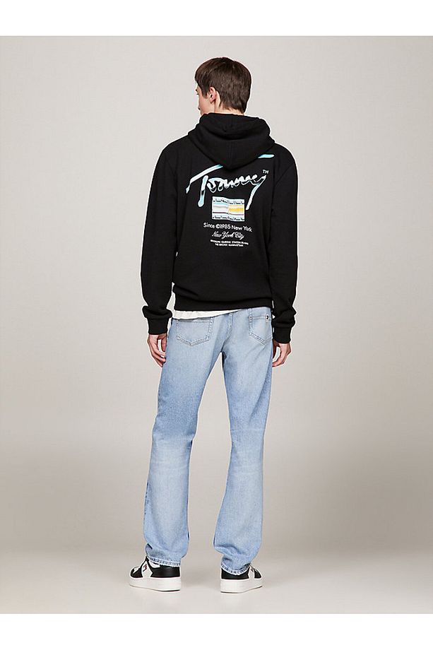 TOMMY JEANS ERKEK REGULAR FİT METALLIC DNA HOOD EXT - 4