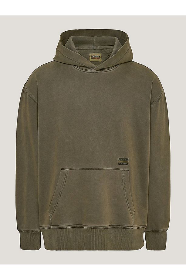 TOMMY JEANS ERKEK RLX TONAL BADGE KAPÜŞONLU SWEATSHIRT - 6